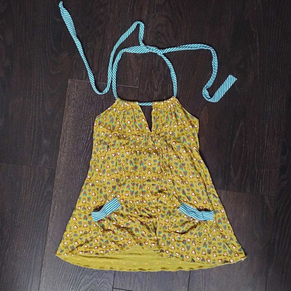 RUE 21 Vintage Y2K Halter Top Size Large Hearts